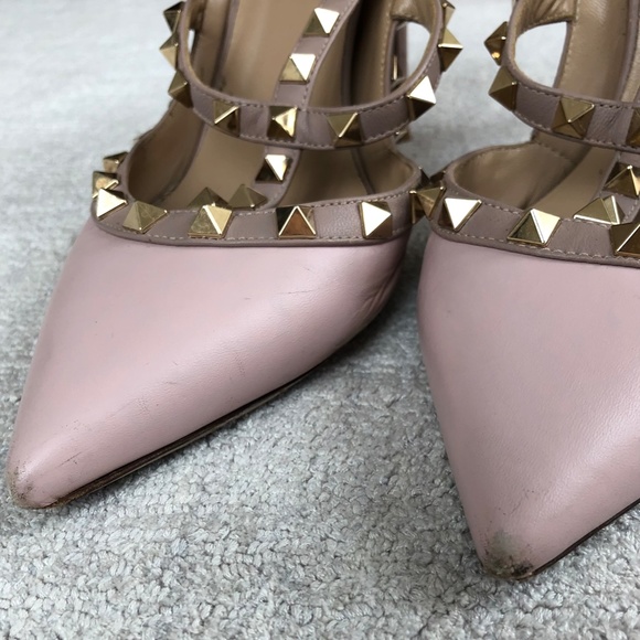 Original Valentino leather pump heels in used fair condition - Picture 6 of 10
